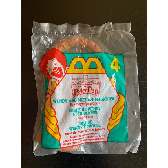Peter Pan Michael & Wendy Magnifier Vintage McDonald's Toy 1997 - Picture 1 of 2
